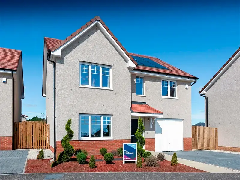 Clearline fusion solar panels combined at Avant Development in Dundee