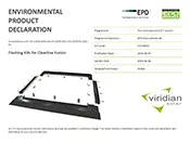 Clearline fusion solar roofing kit EPD
