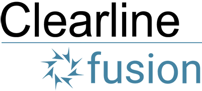 Clearline fusion logo colour