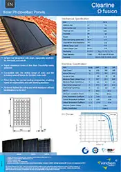 Clearline fusion PV16 datasheet