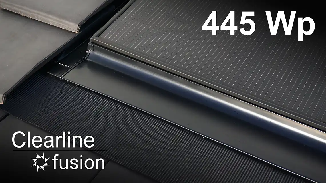 Pannello solare integrato nel tetto Clearline fusion PV16-445AG