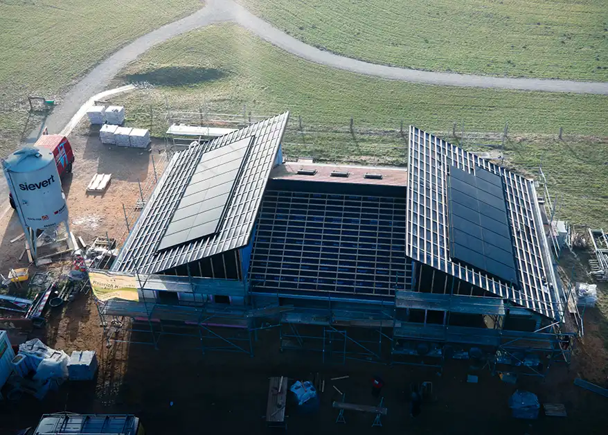 Clearline fusion Installation durch team solar energie